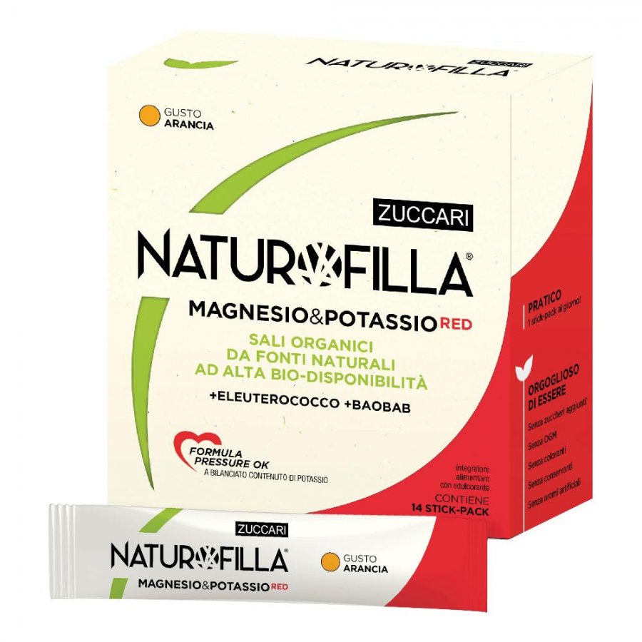 Zuccari - Naturofilla Mg/K Red Gusto Arancia 14 bustine