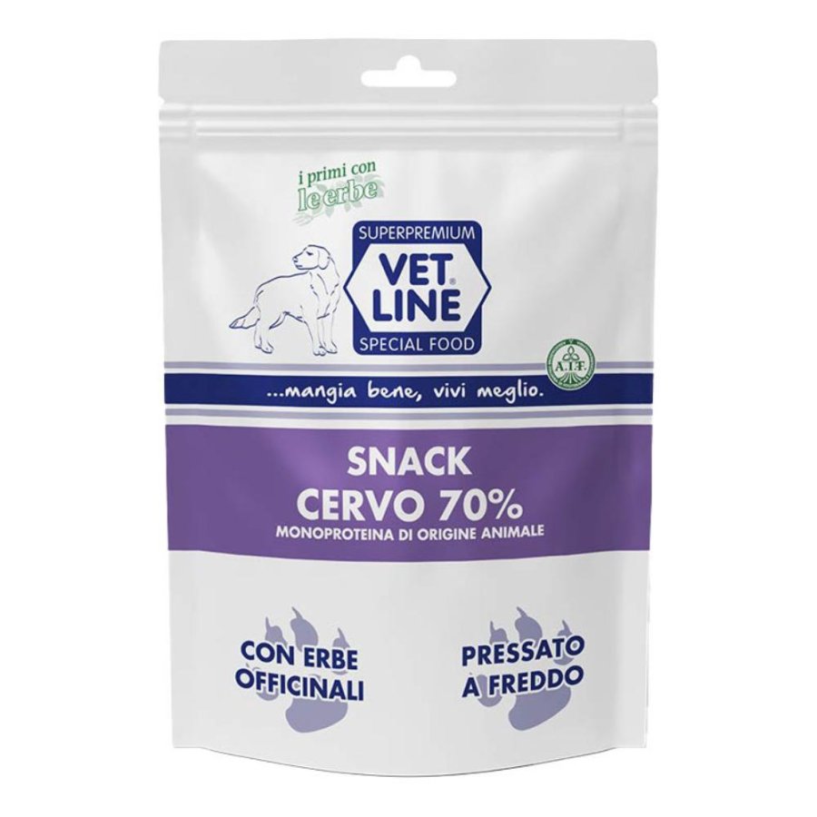 OLISTIKA VET LINE CANE SNACK MONOPROTEICO CERVO 70% 80GR