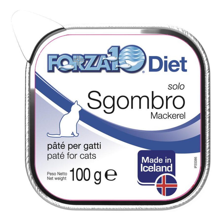 FORZA10 GATTO DIET PATE' SOLO SGOMBRO 100GR (vaschetta) FORZA10 GATTO DIET PATE' SOLO SGOMBRO 100GR (vaschetta)