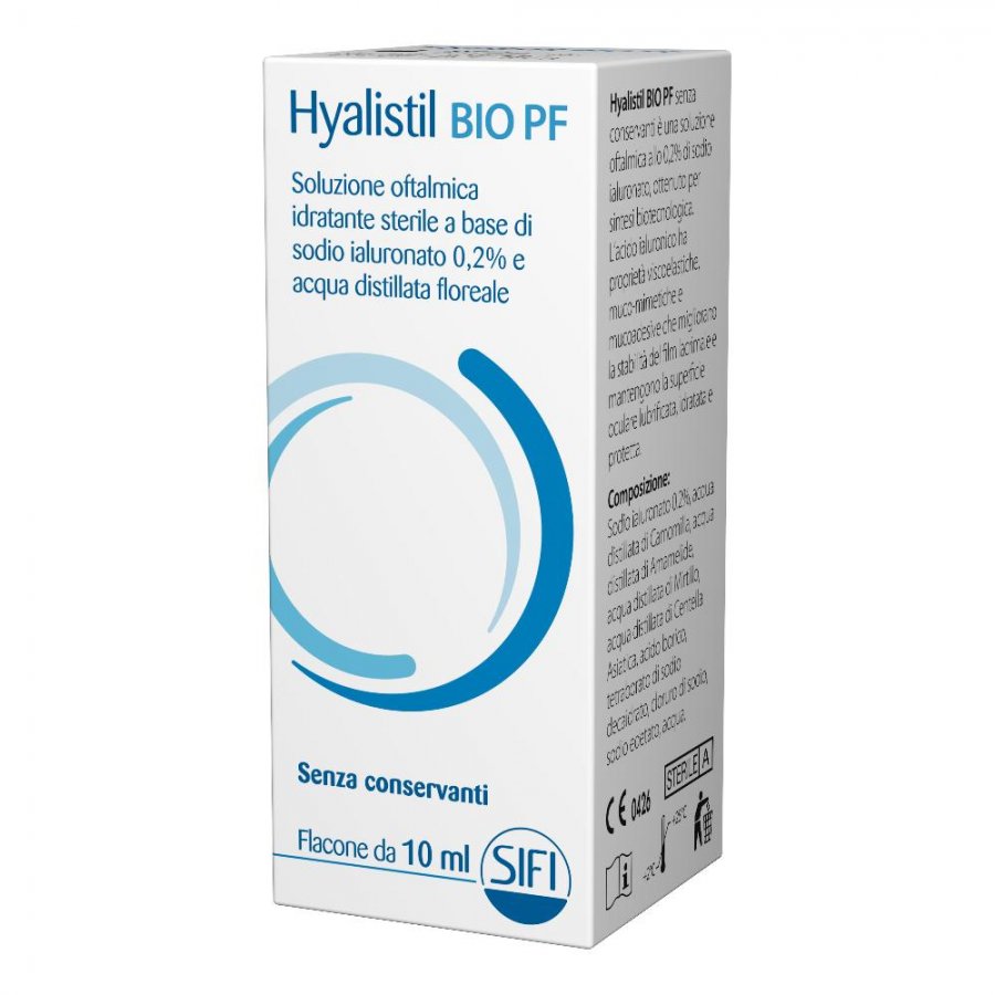 SIFI Linea Salute degli Occhi Hyalistil Bio Collirio Lubrificante Flacone 10 ml	