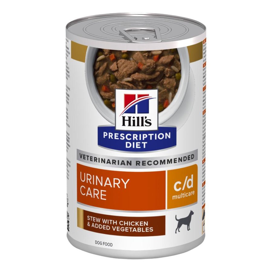 HILL'S CANE DIET C/D URINARY CARE MULTICARE STEW POLLO VERDURE 354GR (lattina)