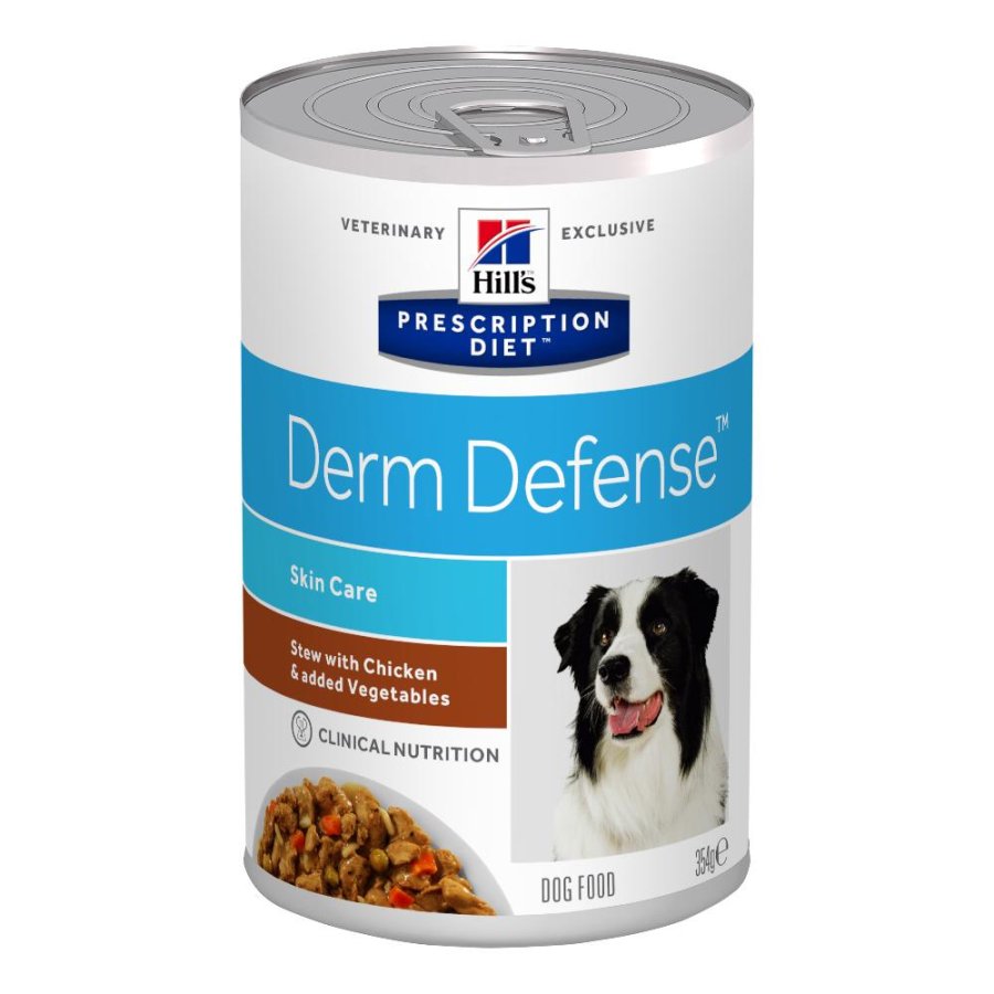 HILL'S CANE DIET DERM DEFENSE SKIN CARE POLLO VERDURE 354GR (lattina)