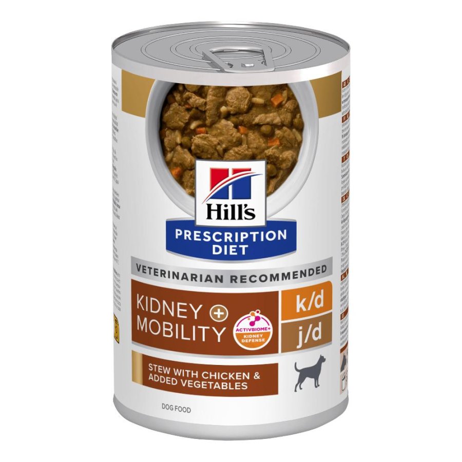 HILL'S CANE DIET K/D MOBILITY KIDNEY JOINT CARE POLLO VERDURE 354GR (lattina)