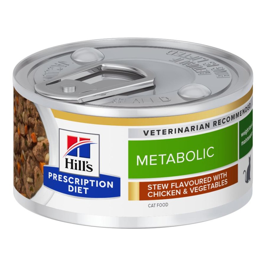 HILL'S GATTO DIET METABOLIC WEIGHT MANAGEMENT POLLO VERDURE 82GR (lattina)