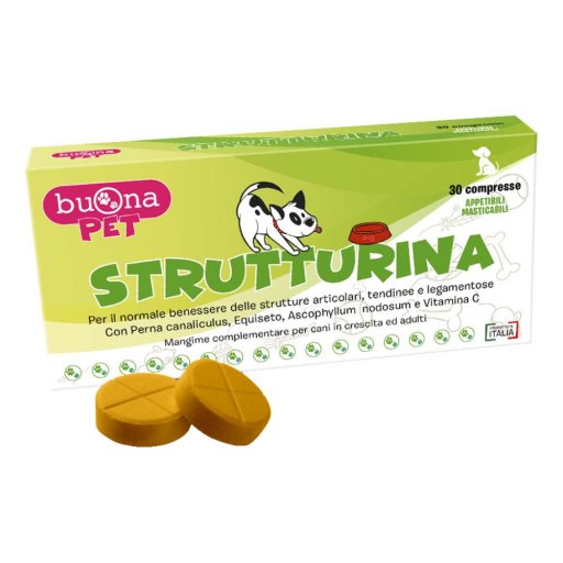 Strutturina 30 Compresse - Mangime Complementare per Cani