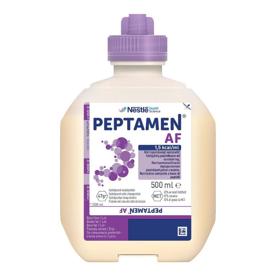 Nestlé - Peptamen AF Neutro 500ml - Integratore Nutrizionale per Sostegno Gastrointestinale