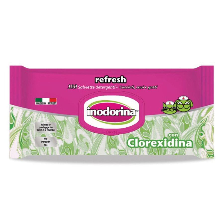 INODORINA SALVIETTE CLOREXIDINA 100PZ
