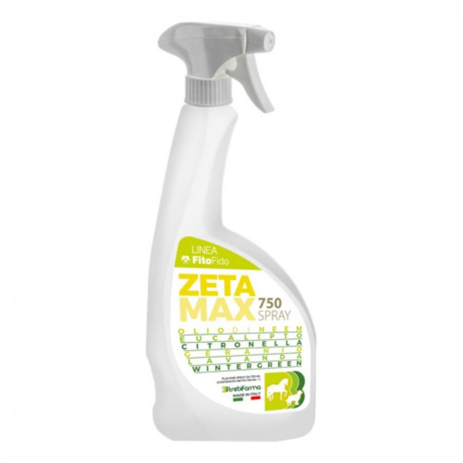 Zetamax Pump Spray 750ml - Repellente Antizanzare ad Ampia Copertura - Protezione Duratura