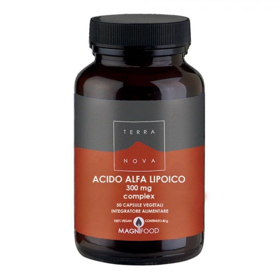 Terranova Acido Alfa Lipoico 50 capsule - Integratore alimentare per la salute mitocondriale
