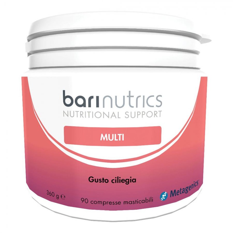 BariNutrics Multi Support 90 Compresse Masticabili - Integratore Vitaminico per Pazienti Bariatrici