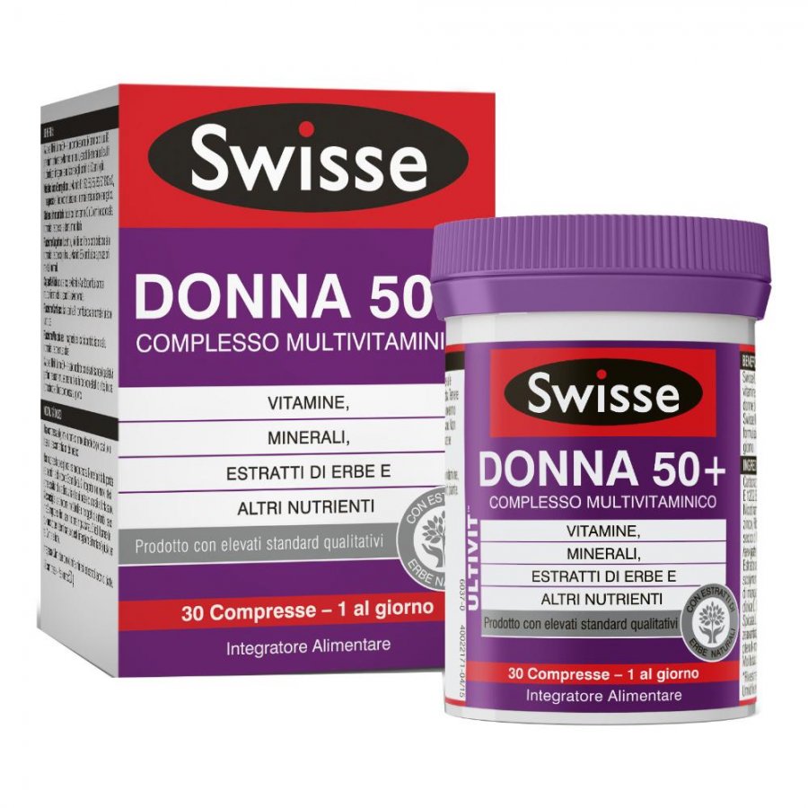 Swisse - Multivitaminico Donna 50+ 30 Compresse