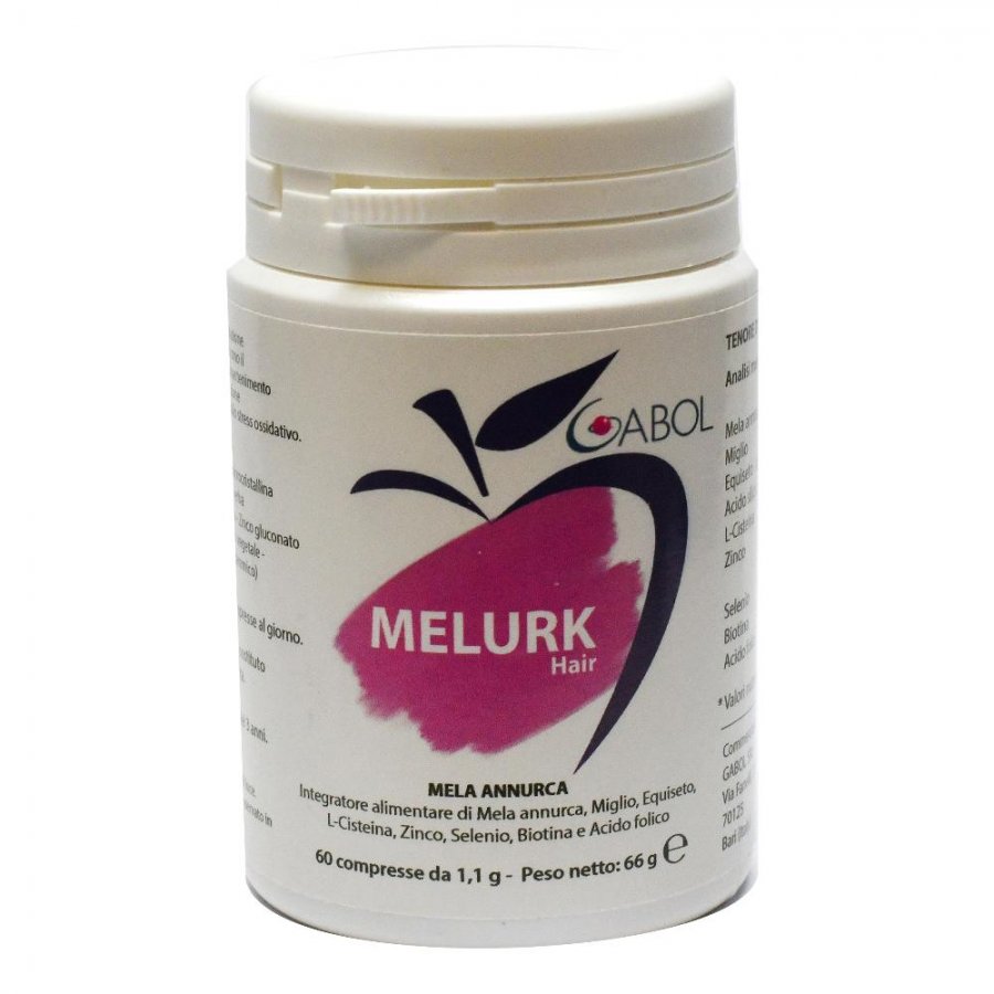 Melurk Hair 60 Compresse - Integratore per la Crescita e la Salute dei Capelli
