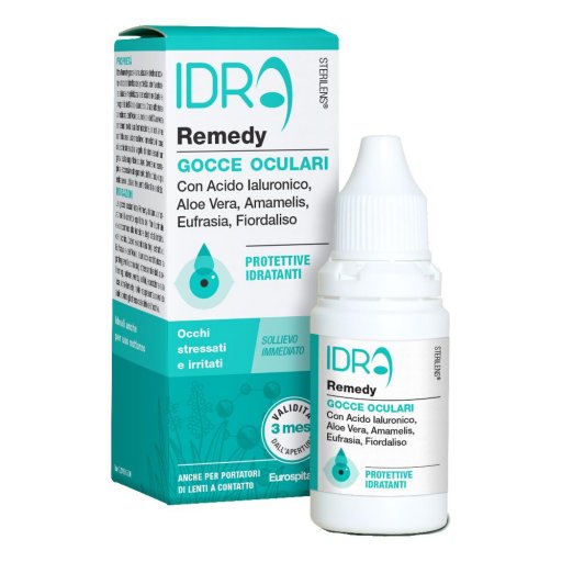Sterilens Idra Remedy 10ml - Soluzione Oftalmica con Acido Ialuronico ed Estratti Vegetali