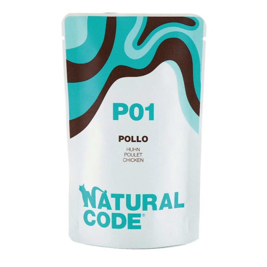 NATURAL CODE GATTO P01 POLLO 70GR (bustina)