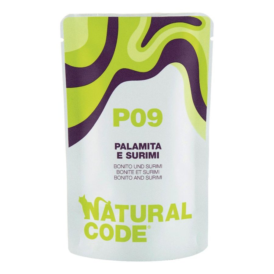 NATURAL CODE GATTO P09 PALAMITA SURIMI 70GR (bustina) NATURAL CODE GATTO P09 PALAMITA SURIMI 70GR (bustina)