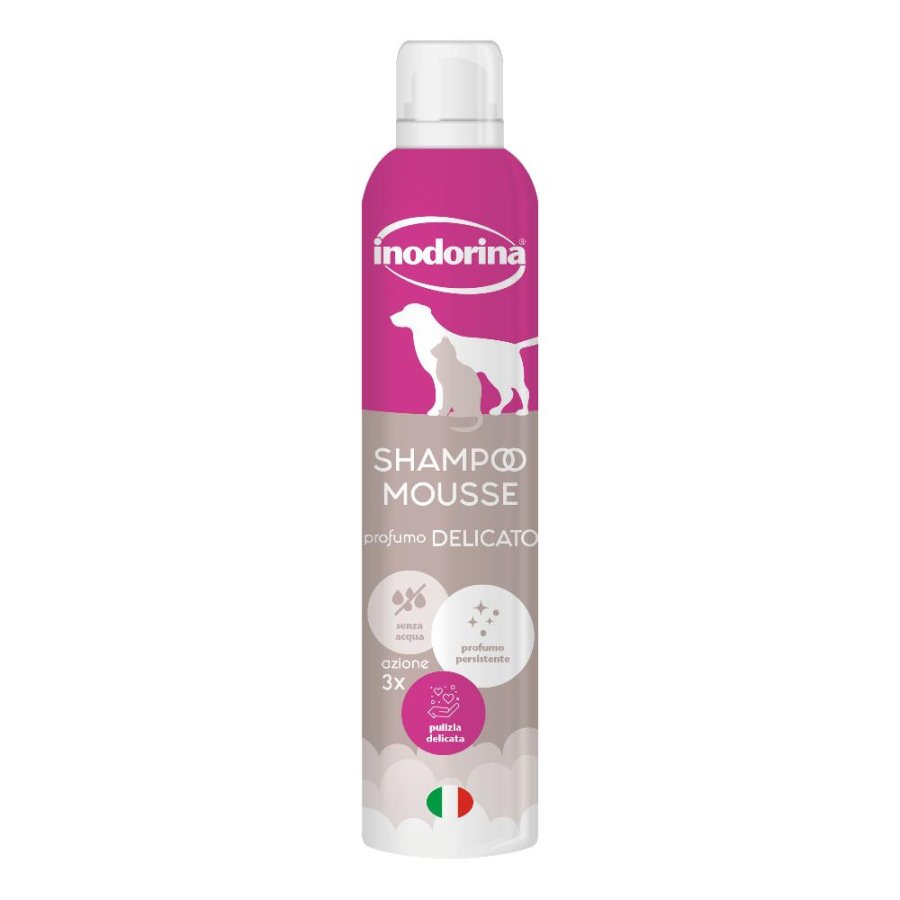 INODORINA SHAMPOO CANE/GATTO MOUSSE DELICATO FLACONE 300ML