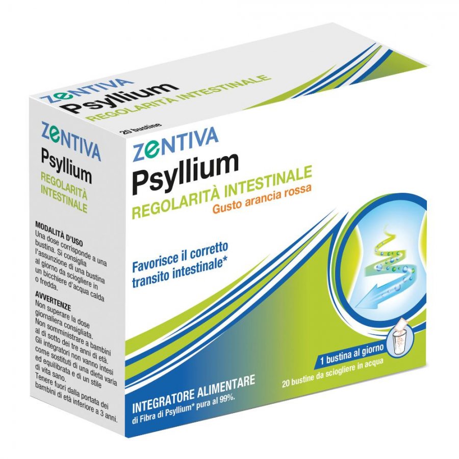 Zentiva Psyllium 20 Bustine - Integratore per il Transito Intestinale