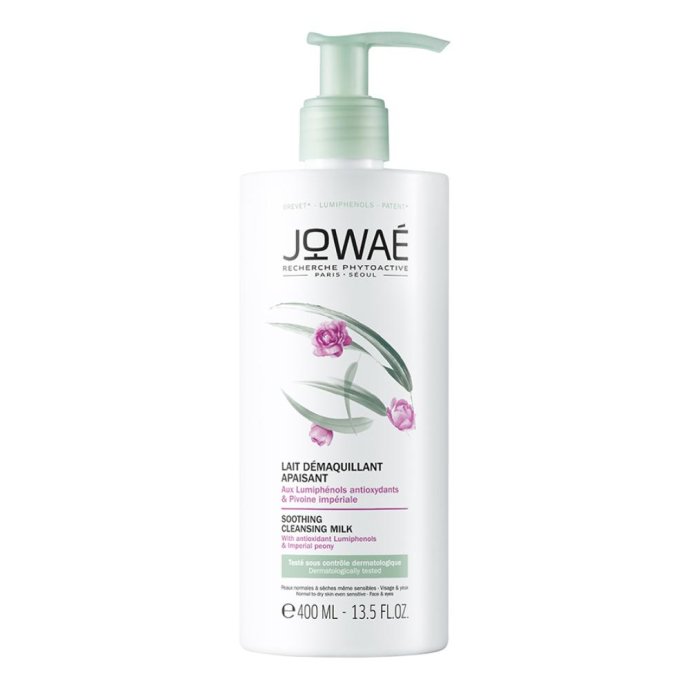 Jowaé Latte Struccante Lenitivo Viso/Occhi, 400ml