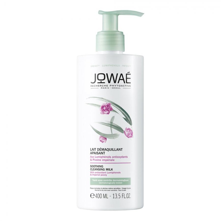 Jowaé Latte Struccante Lenitivo Viso/Occhi 400ml - Latte Struccante Lenitivo Viso/Occhi