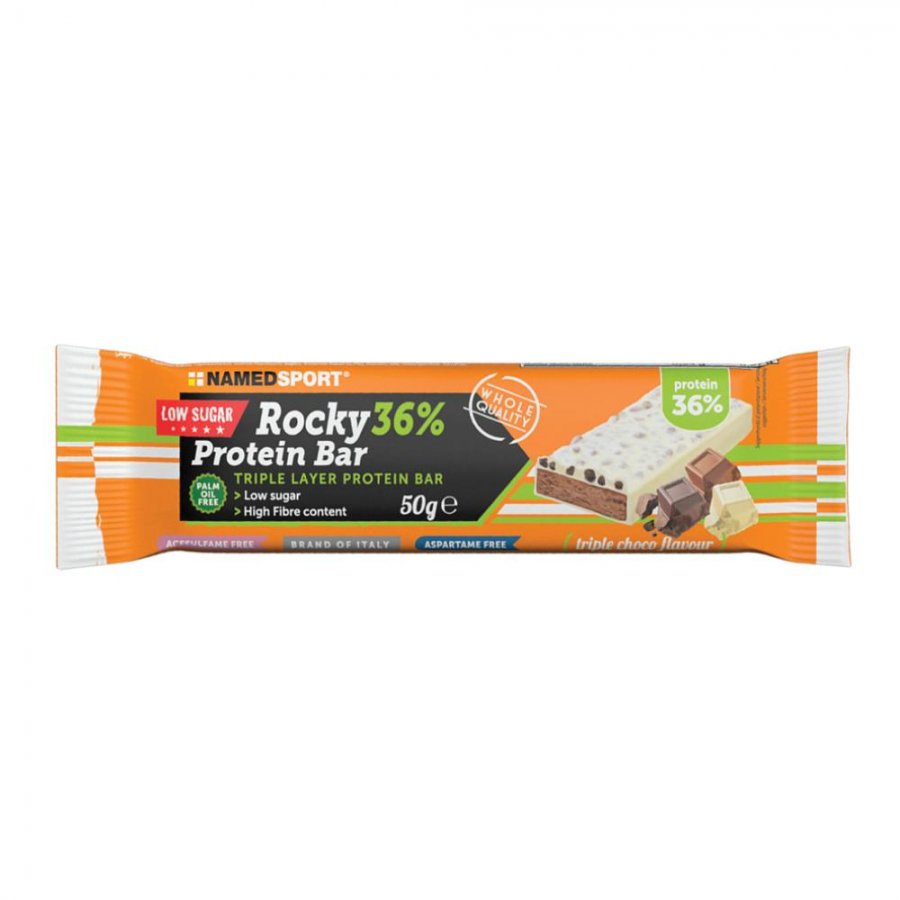 Named Sport - Rocky 36% Protein Bar Triple Choco 50g