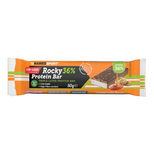 Named Sport - Rocky 36% Protein Bar Caramel Cookie 50g