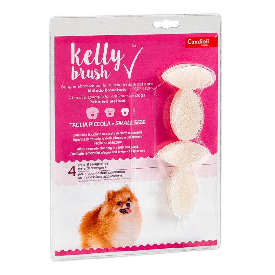 KELLY BRUSH CANE SPUGNETTA ABRASIVA PICCOLA 8PZ - CANDIOLI