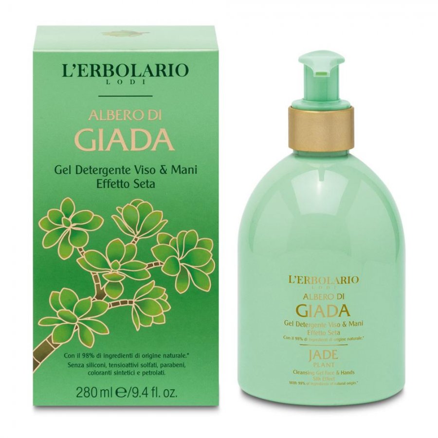L'erbolario - Gel Detergente Viso & Mani Albero di Giada 280 ml