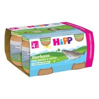 HiPP, Merluzzo Patate e Carote Omogeneizzato, 4 x 80 g HiPP, Merluzzo Patate e Carote Omogeneizzato, 4 x 80 g