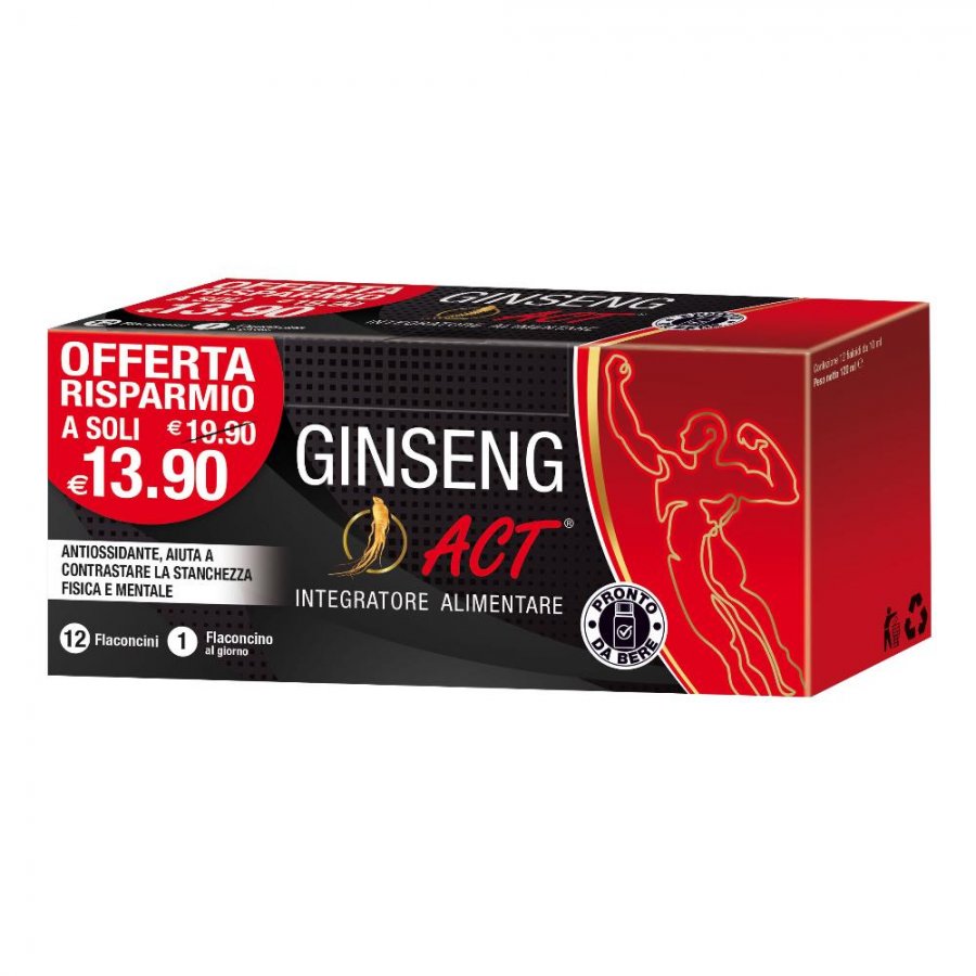 Ginseng Act - 12 x 10 ml