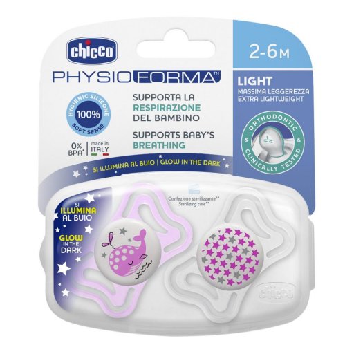 Chicco PhysioForma Light Silicone 2-6 Mesi - Confort e Sicurezza per il Tuo Bambino