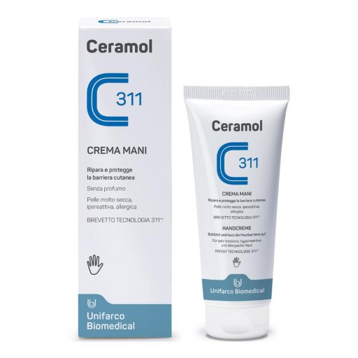 Ceramol 311 Crema Mani 100ml - Idratazione Profonda e Protezione Cutanea