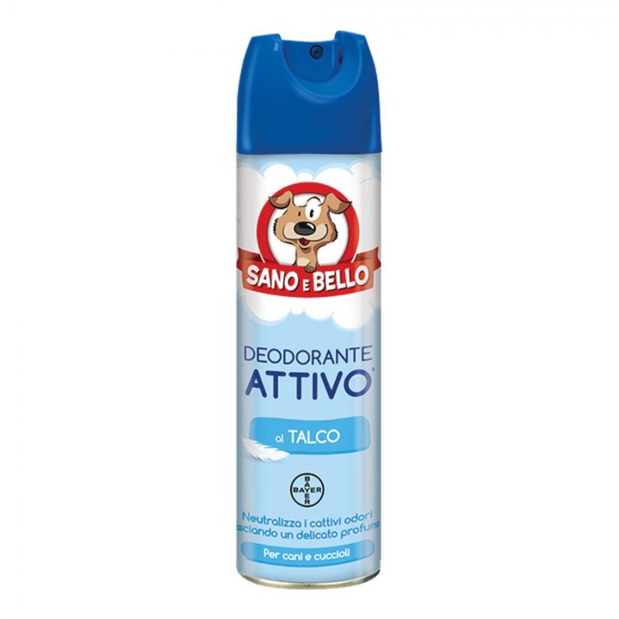 Deodorante Attivo Talco 250ml - Deodorante in Spray per una Freschezza Duratura