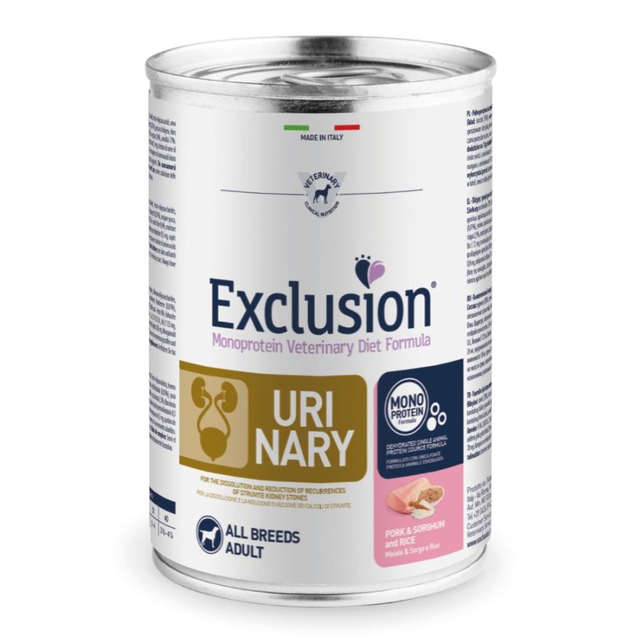 EXCLUSION CANE DIET URINARY ALL BRE