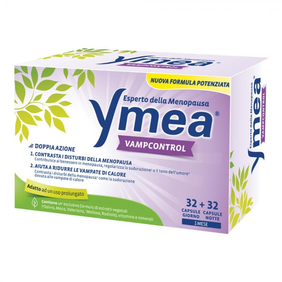 Ymea Vampcontrol 64 Capsule - Integratore Naturale per il Benessere Femminile durante la Menopausa