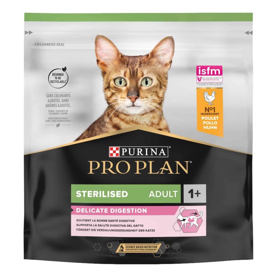 NESTLE' PURINA PRO PLAN GATTO DELICATE DIGESTION STERILISED ADULT POLLO 400GR