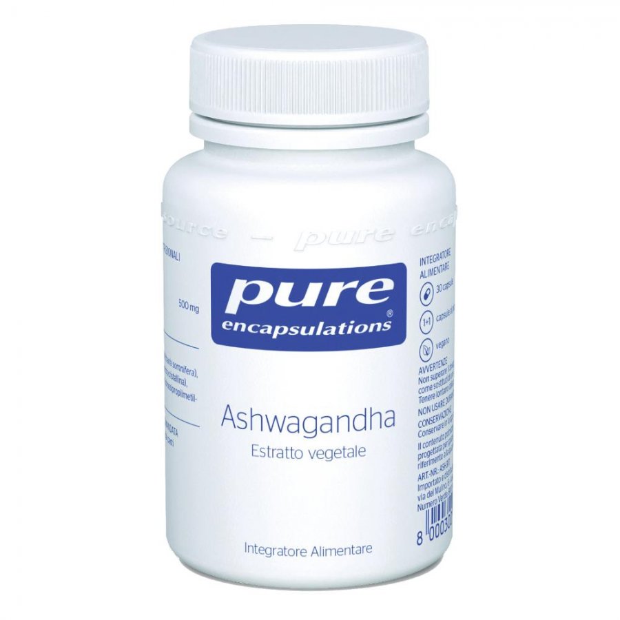 Nestlé - Pure Encapsulations Ashwagandha 30 Capsule Integratore per il Benessere