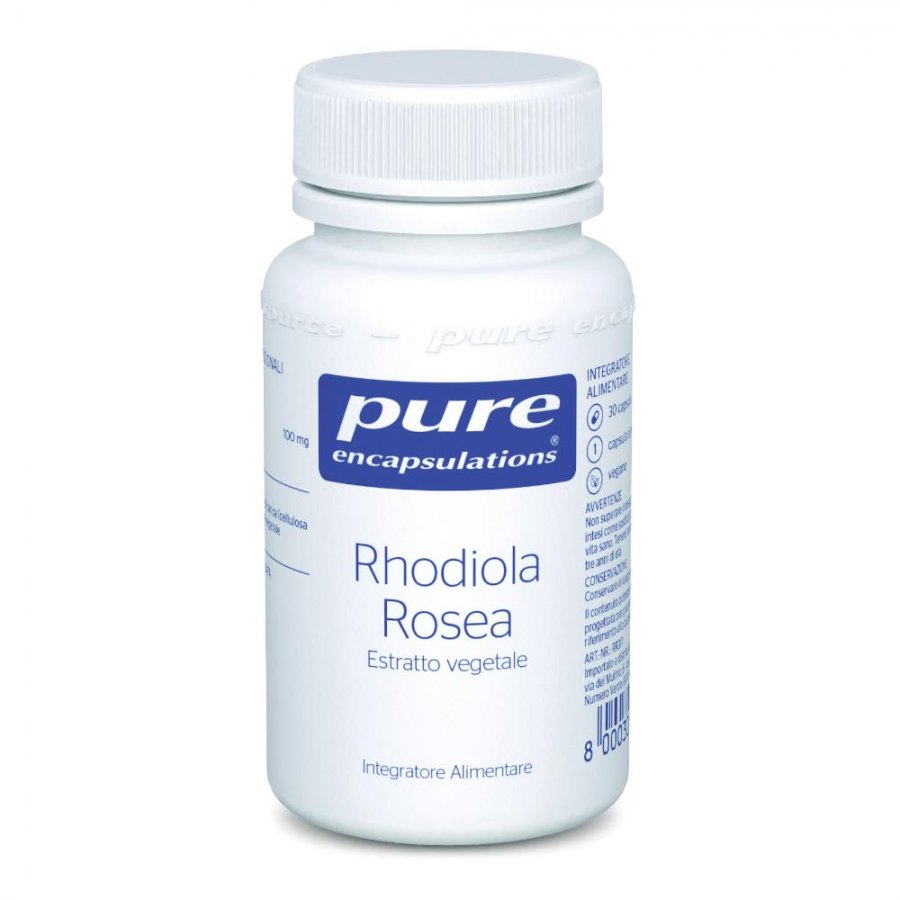 Nestlé Pure Encapsulations Rhodiola Rosea 30 Capsule - Integratore per lo Stress