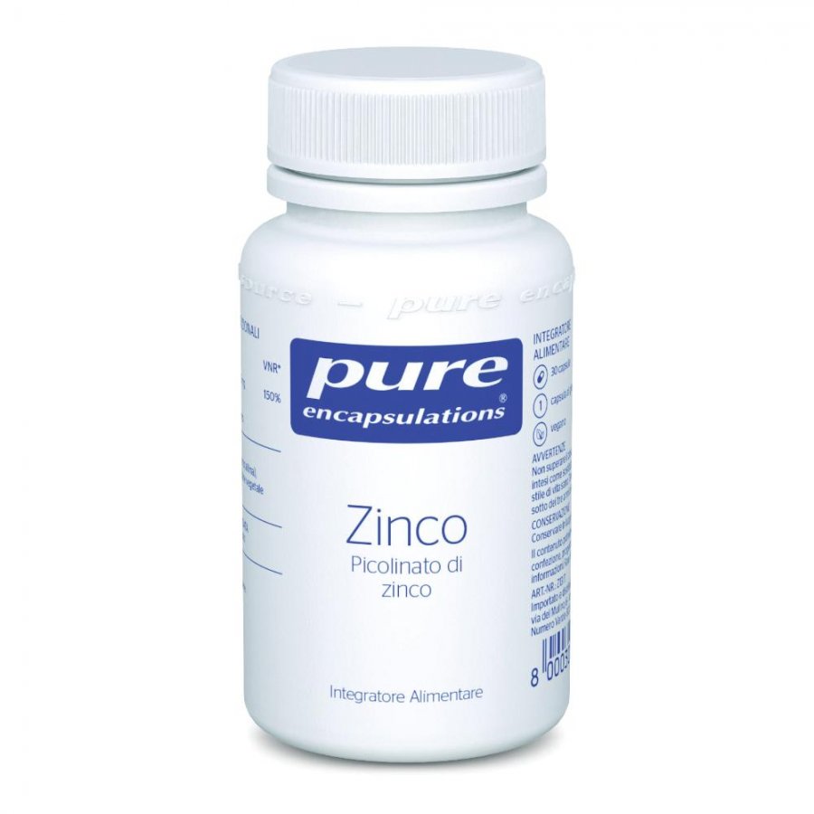 Nestlé - Pure Encapsulations Zinco 30 Capsule - Integratore per il Sistema Immunitario