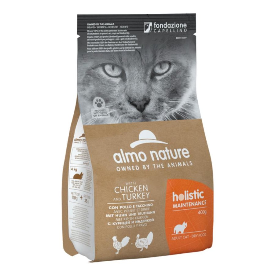 ALMO NATURE GATTO HOLISTIC MAINTENANCE ADULT POLLO TACCHINO 400GR