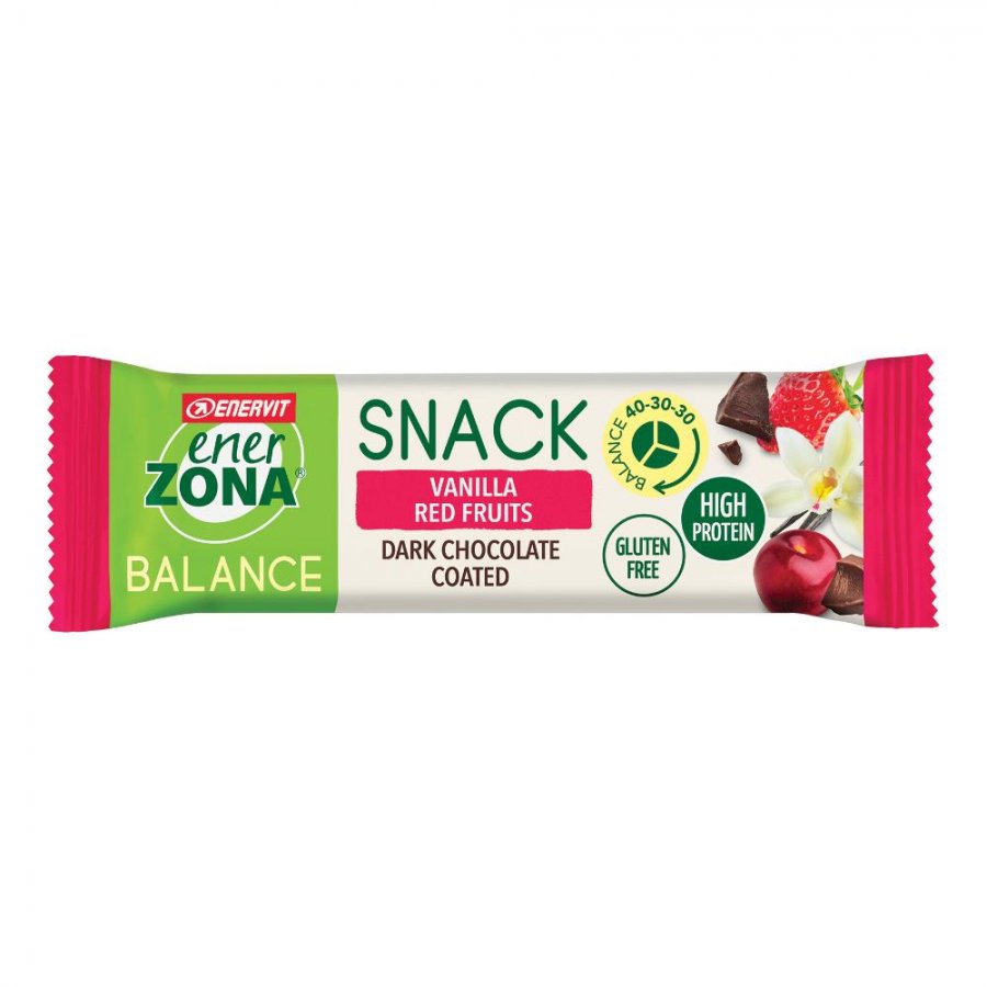 Enerzona Balance Barretta Snack Vanilla Red Fruits 33 g