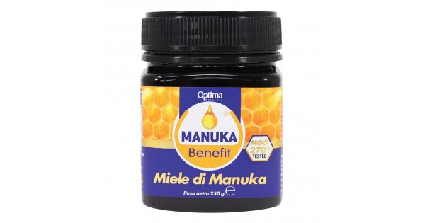 Optima Naturals Manuka Integratore per Gola Miele Manuka 900+Mgo