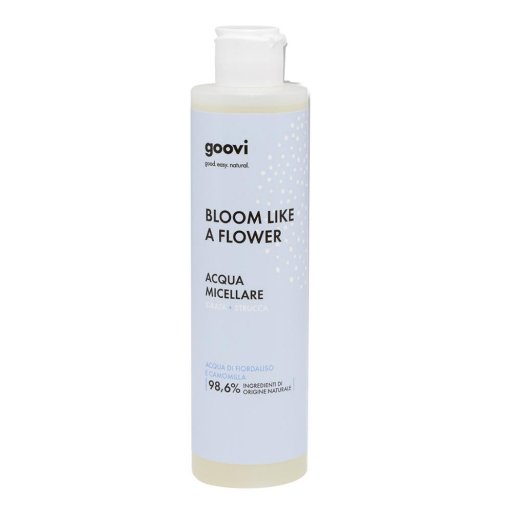 Goovi Acqua Micellare 200ml - Struccante Delicato per Viso, Occhi e Labbra