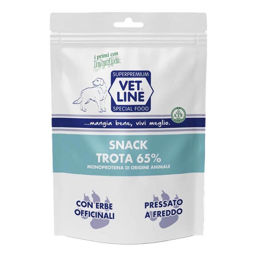 OLISTIKA VET LINE CANE SNACK MONOPROTEICO TROTA 65% 80GR
