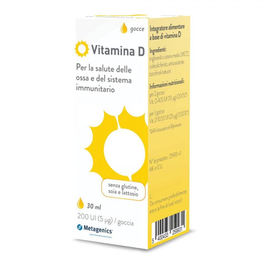 Vitamina D - Per la salute delle ossa e del sistema immunitario 30 ml
