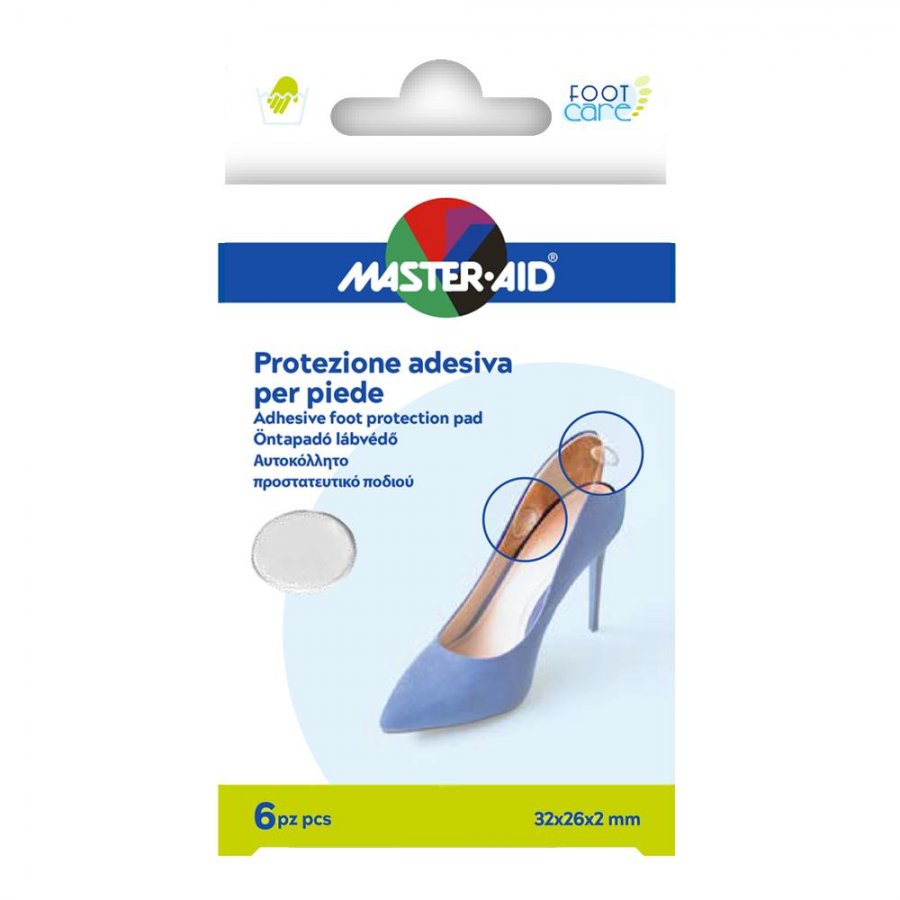  Master-Aid Foot Care - Protezione in Gel + Tessuto per le Dita 2 protezioni