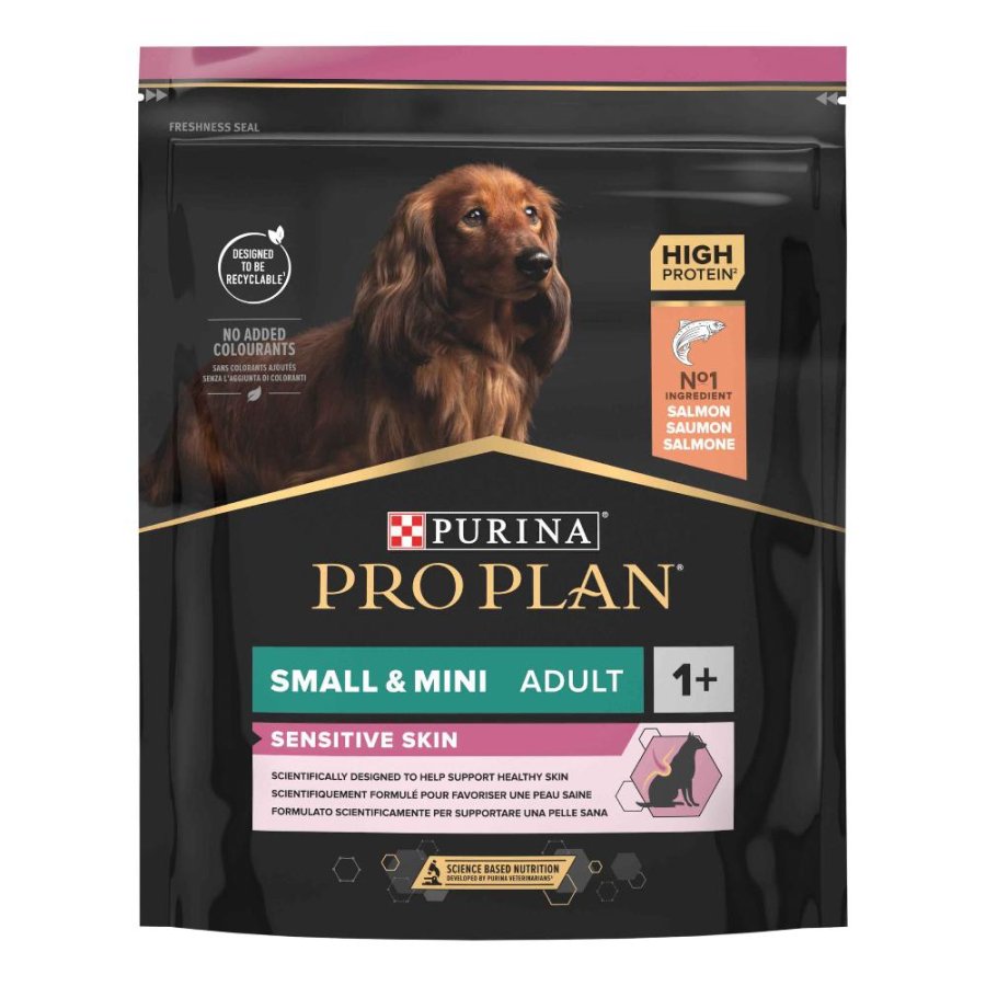 NESTLE' PURINA PRO PLAN CANE SENSITIVE SKIN SMALL/MINI ADULT SALMONE 700GR