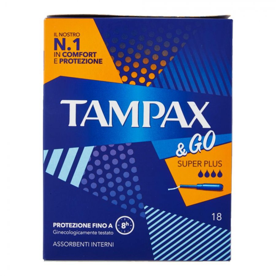 TAMPAX&GO Super Plus 18pz