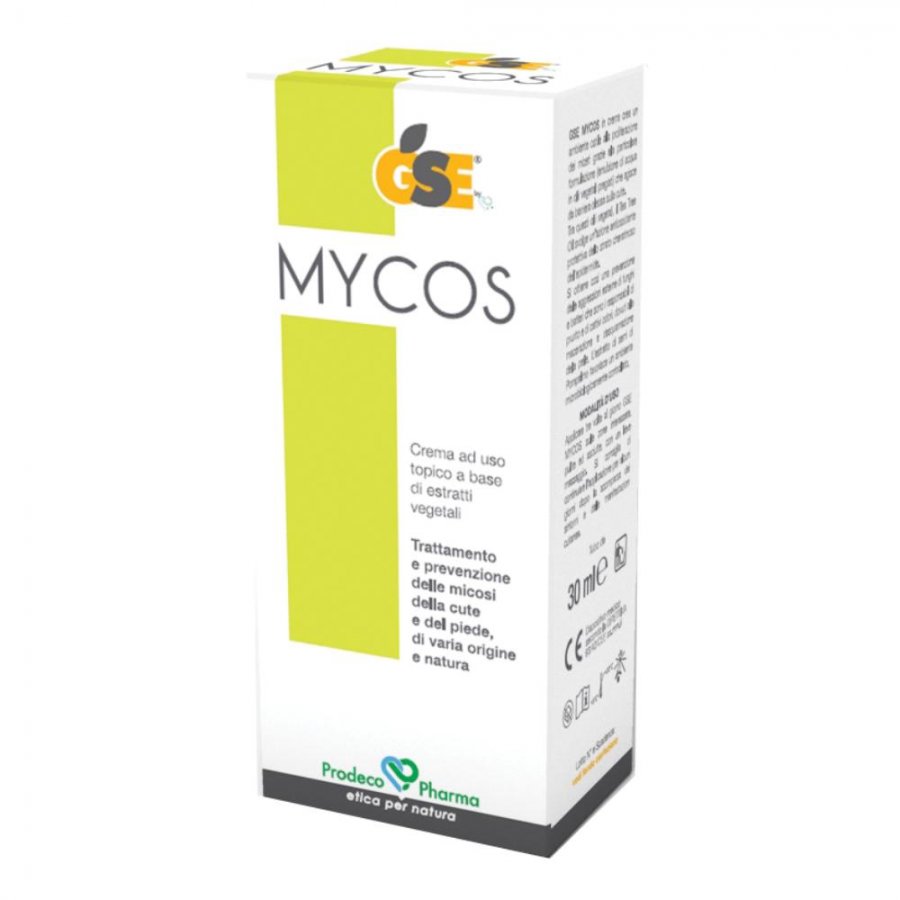 GSE Mycos Crema 30ml - Trattamento e Prevenzione Micosi Cutanee con Estratti Vegetali