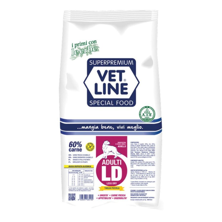 OLISTIKA VET LINE CANE MINI ADULT LD LESS DRY AGNELLO 1KG