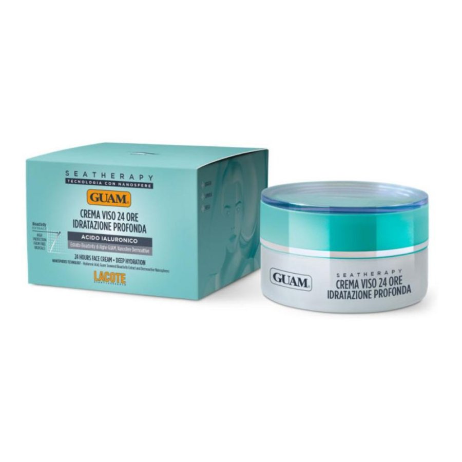 GUAM Crema Idratante Viso 24 Ore, 50 ml